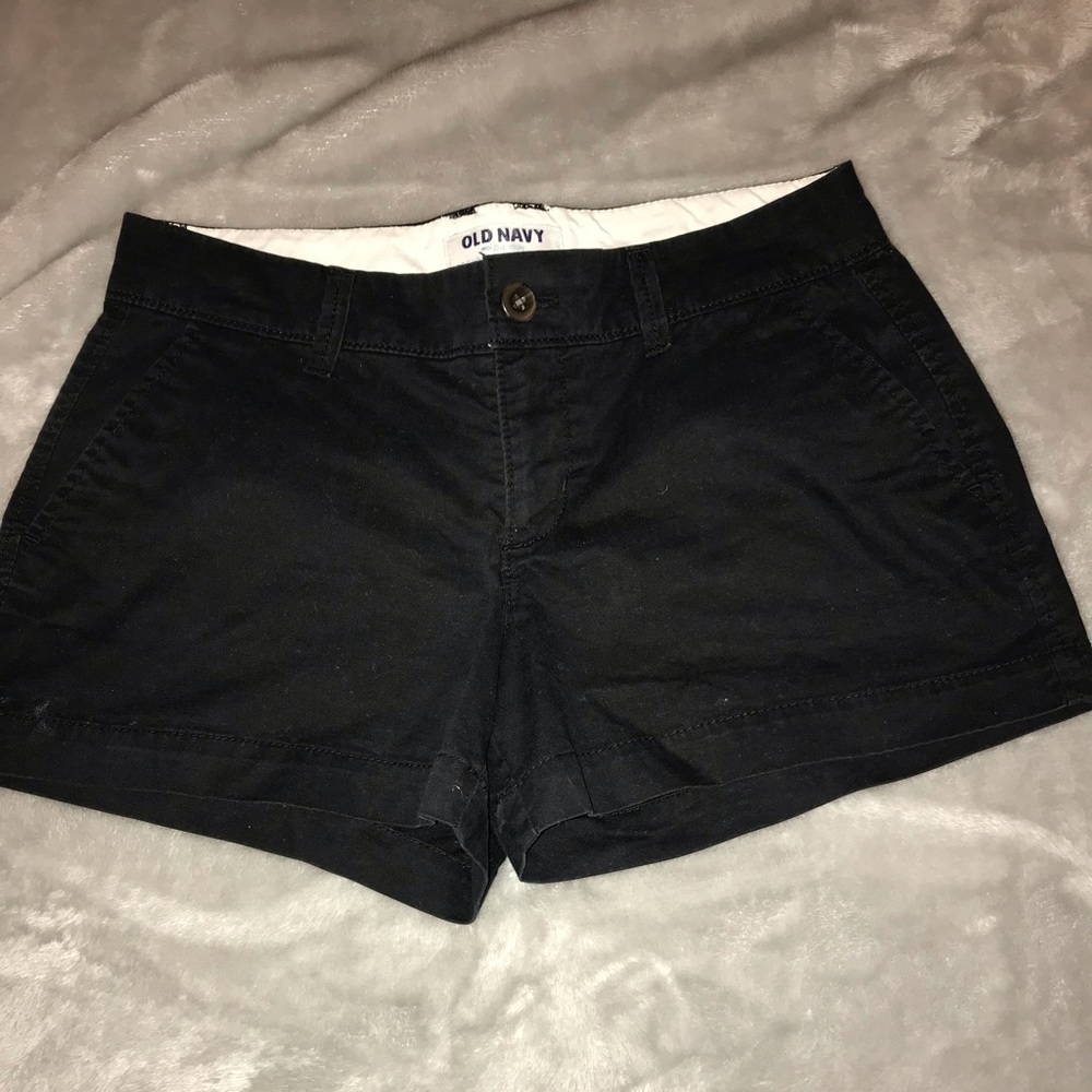 Black old navy shorts